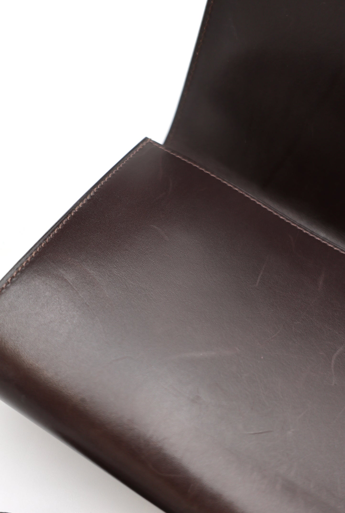 Hermes Medor 29 Clutch in Chocolat Box Calfskin with Gold Hardware