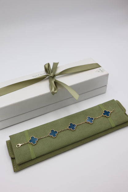 Van Cleef & Arpels Vintage Alhambra 5-Motif Bracelet