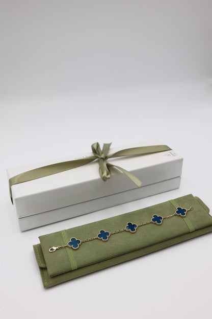 Van Cleef & Arpels Vintage Alhambra 5-Motif Bracelet