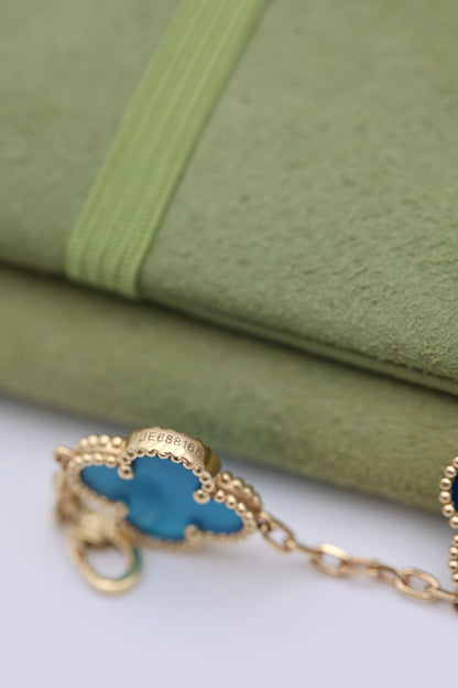 Van Cleef & Arpels Vintage Alhambra 5-Motif Bracelet