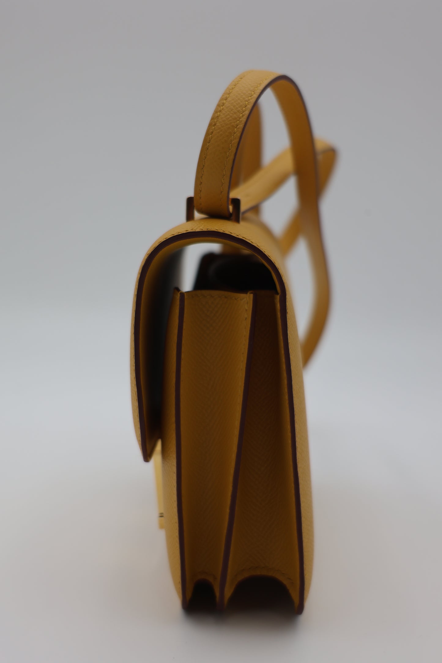 Hermès Constance 18 Bag in Jaune Ambre Epsom Leather