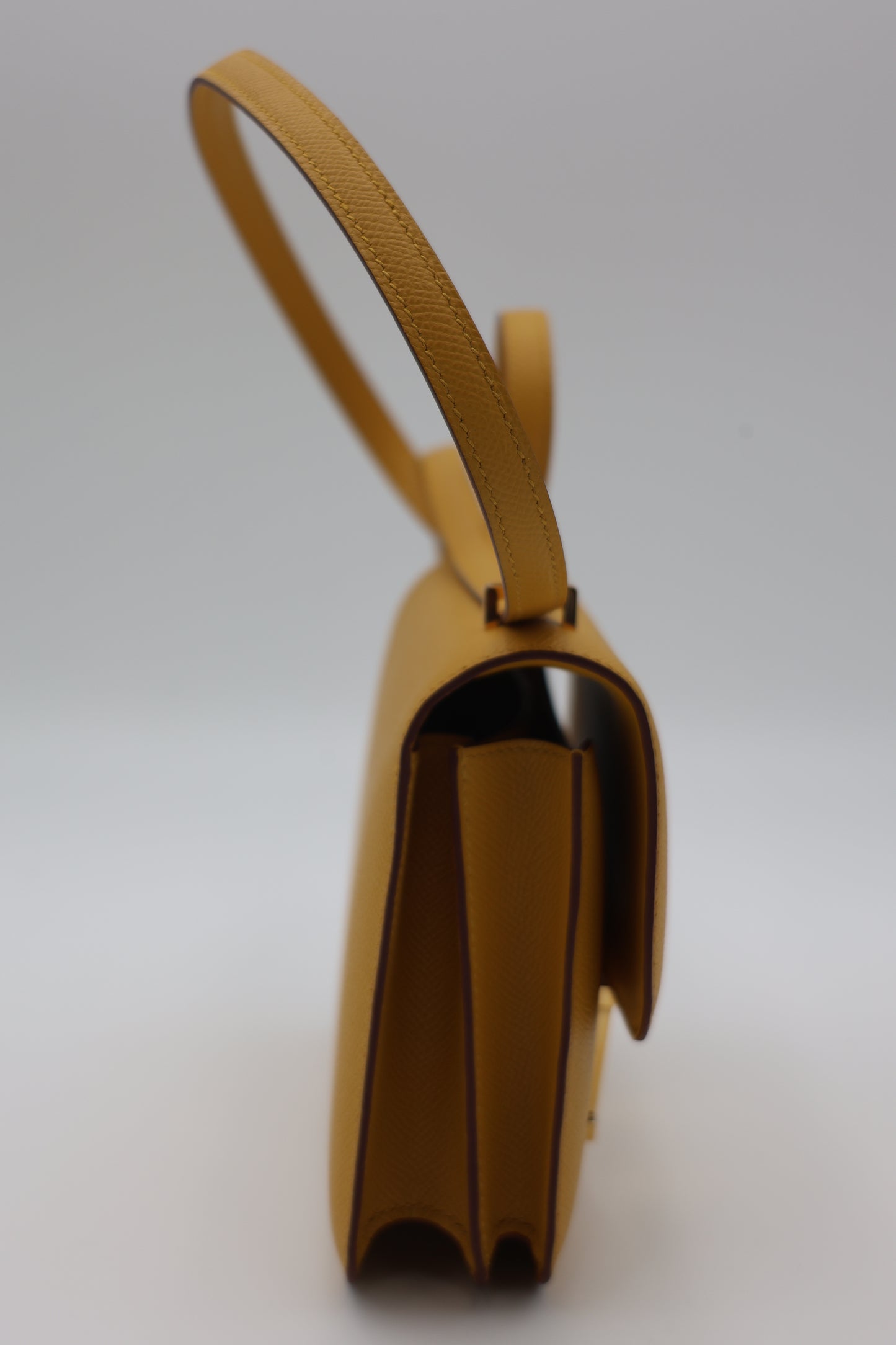 Hermès Constance 18 Bag in Jaune Ambre Epsom Leather