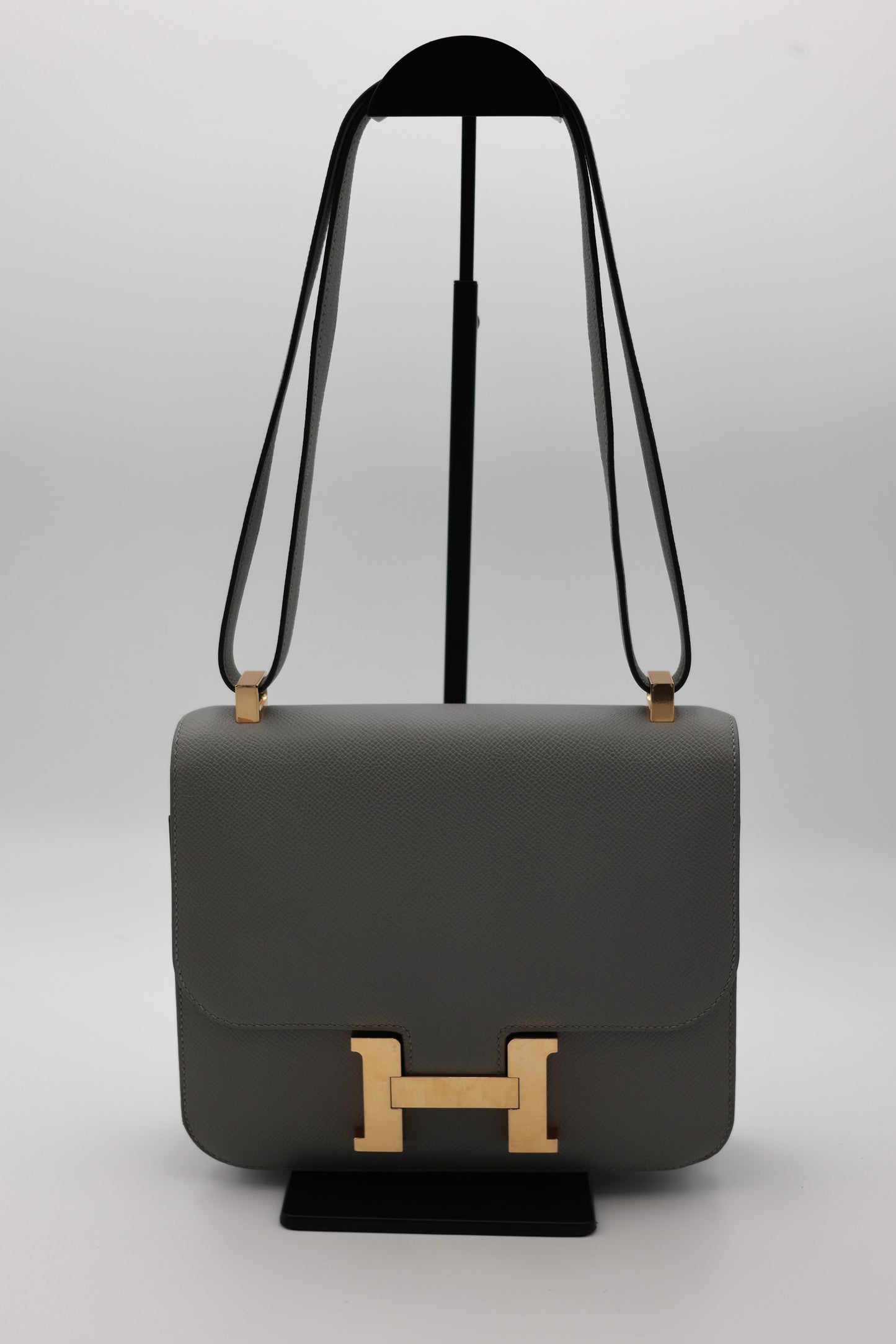 Hermès HSS Constance 24 in Bleu Glacier Epsom Leather