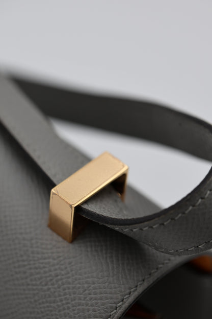 Hermès HSS Constance 24 in Bleu Glacier Epsom Leather