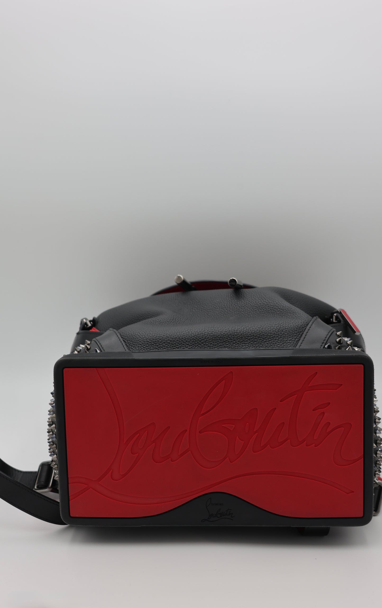 Christian Louboutin Large Explorafunk Backpack in Black Calfskin