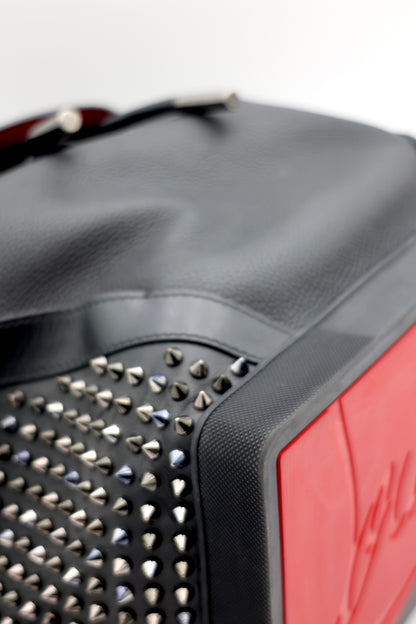 Christian Louboutin Large Explorafunk Backpack in Black Calfskin