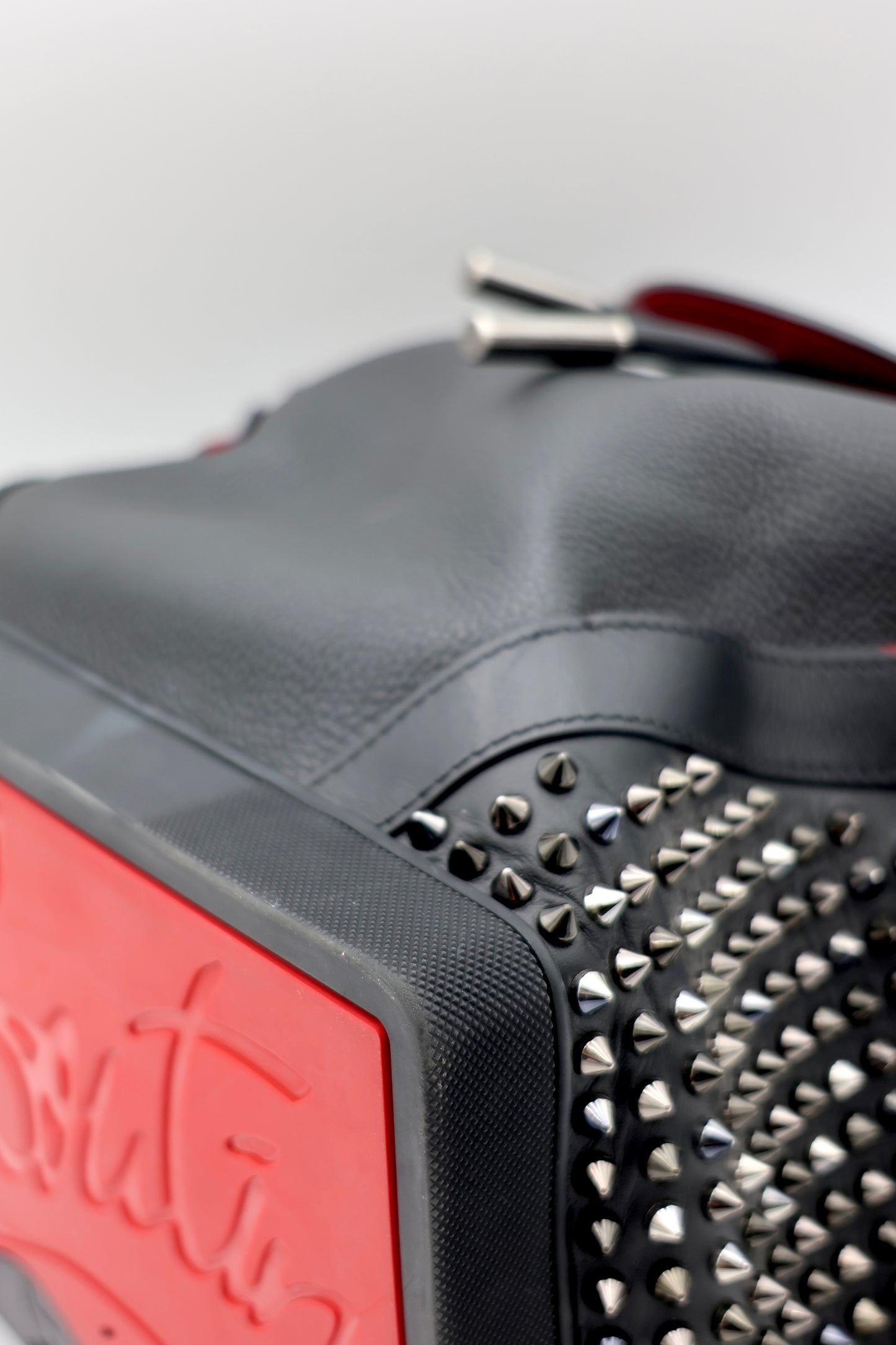 Christian Louboutin Large Explorafunk Backpack in Black Calfskin