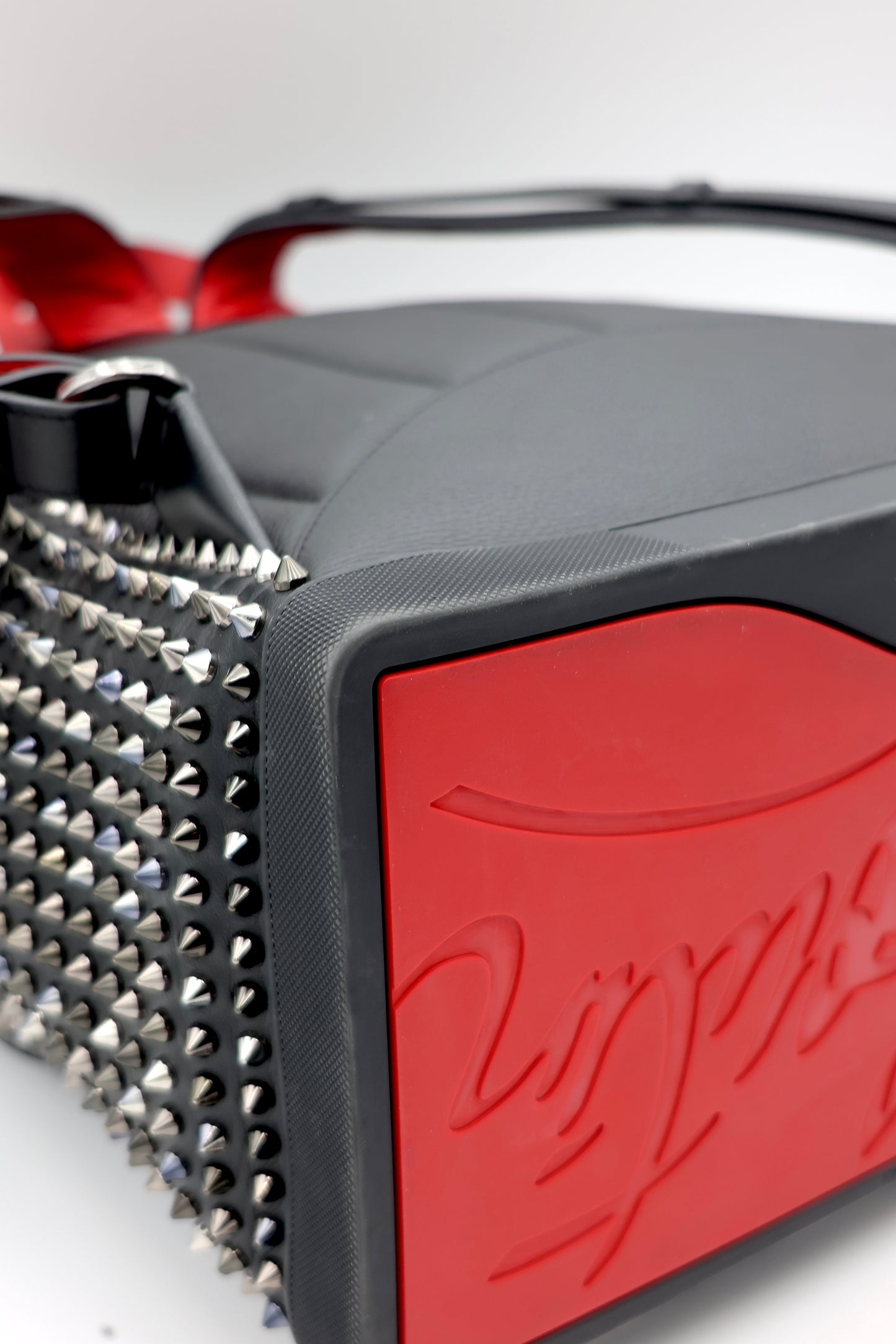 Christian Louboutin Large Explorafunk Backpack in Black Calfskin
