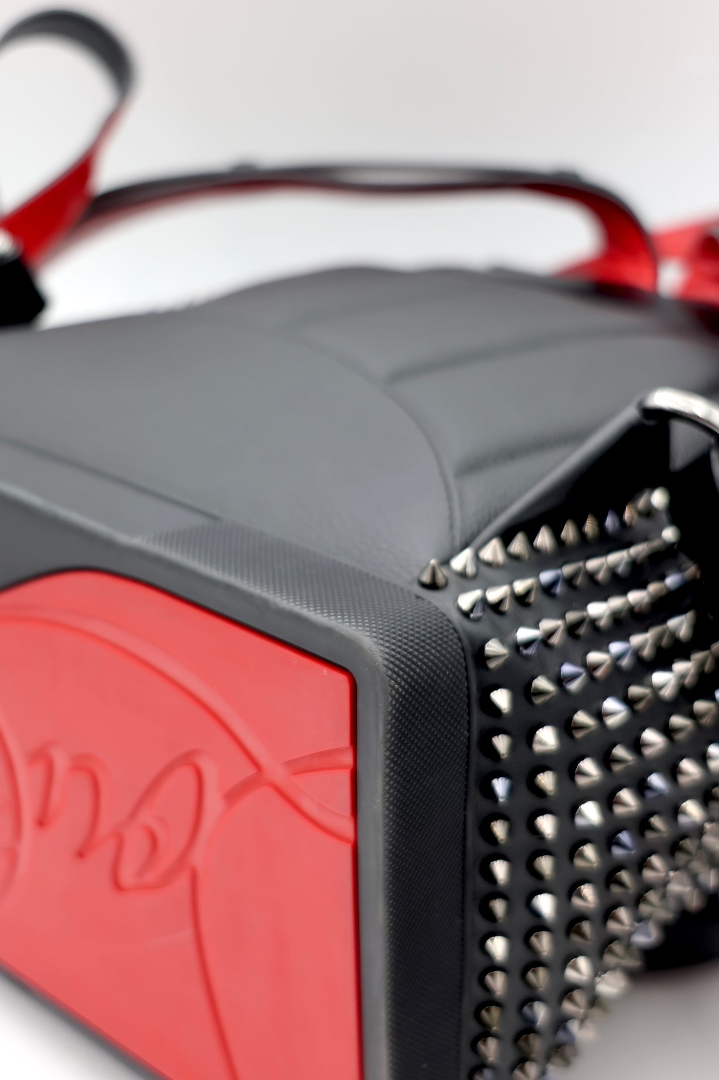 Christian Louboutin Large Explorafunk Backpack in Black Calfskin