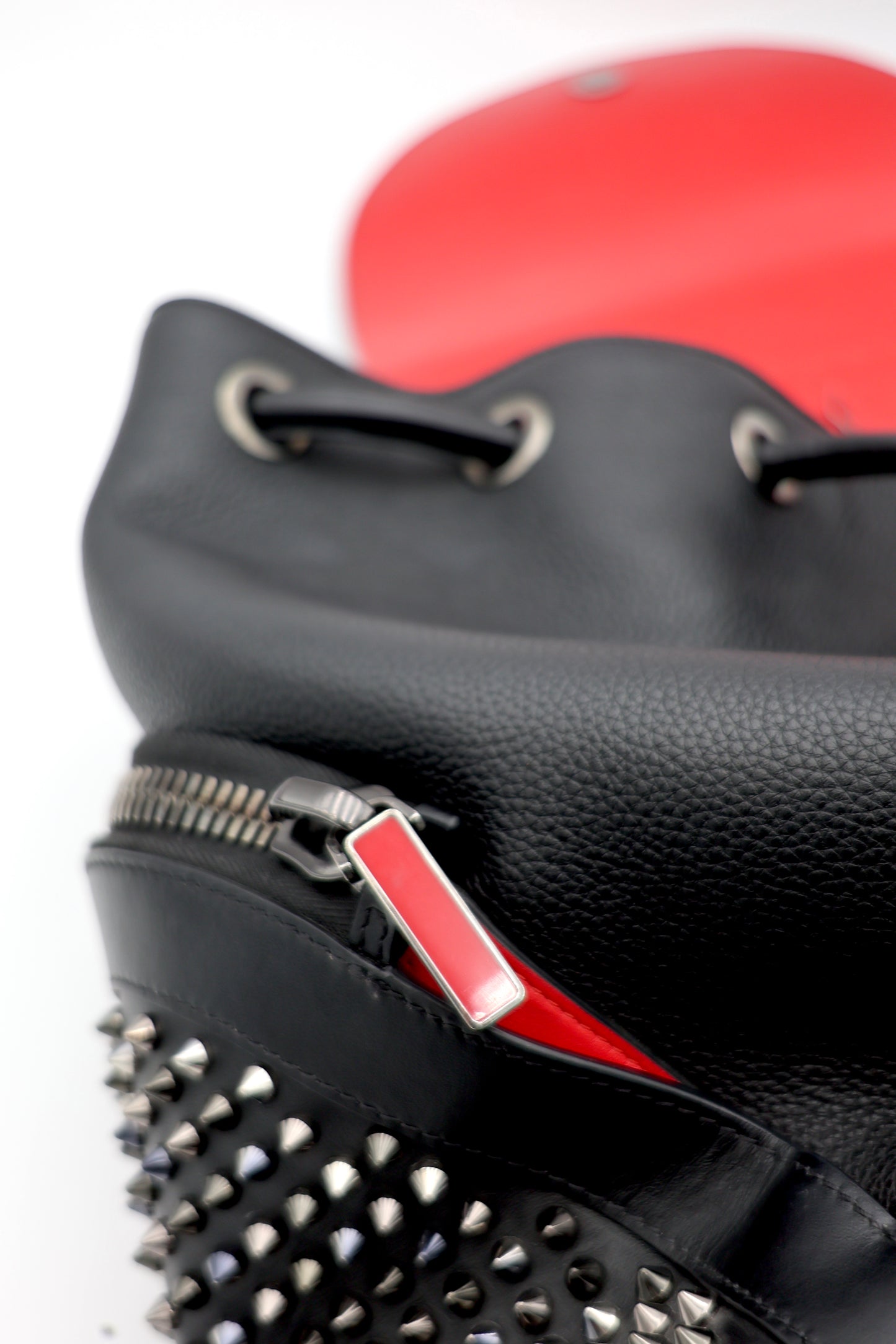 Christian Louboutin Large Explorafunk Backpack in Black Calfskin