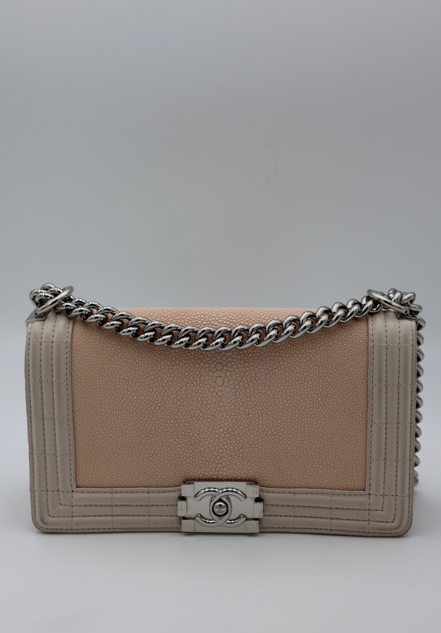 Chanel Galuchat Stingray Boy Bag