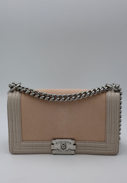 Chanel Galuchat Stingray Boy Bag
