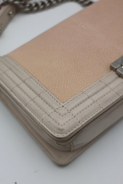 Chanel Galuchat Stingray Boy Bag