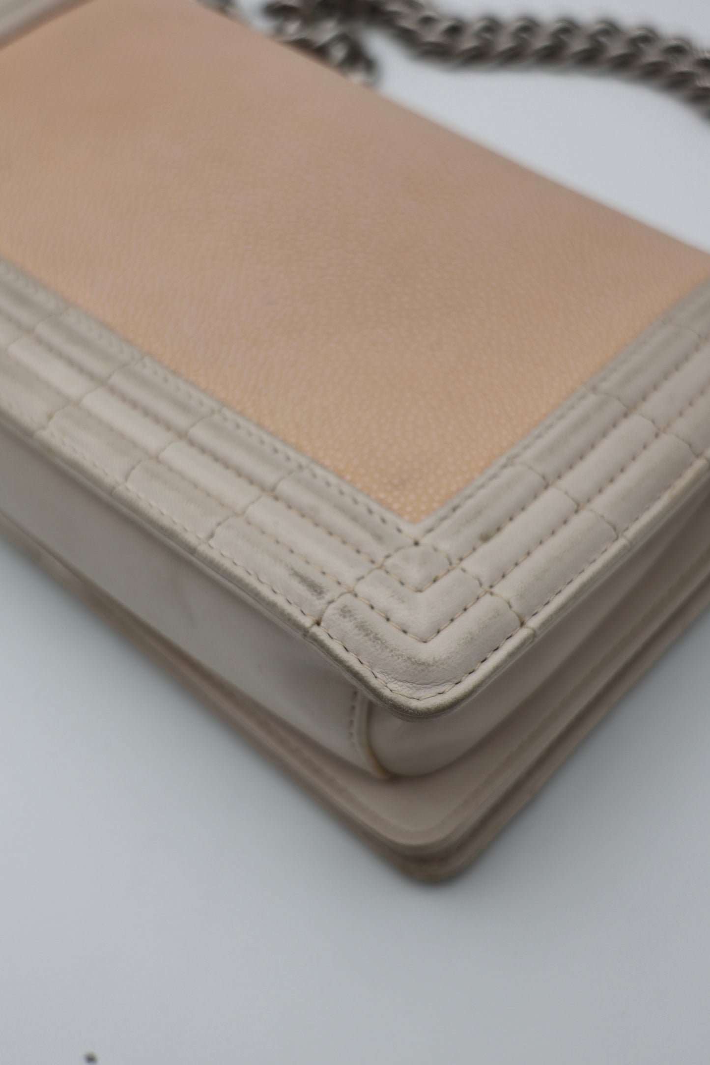 Chanel Galuchat Stingray Boy Bag