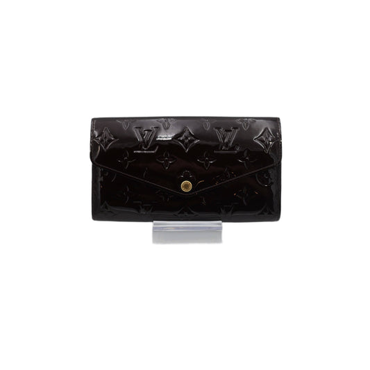 Louis Vuitton Amarante Monogram Vernis Sarah Wallet