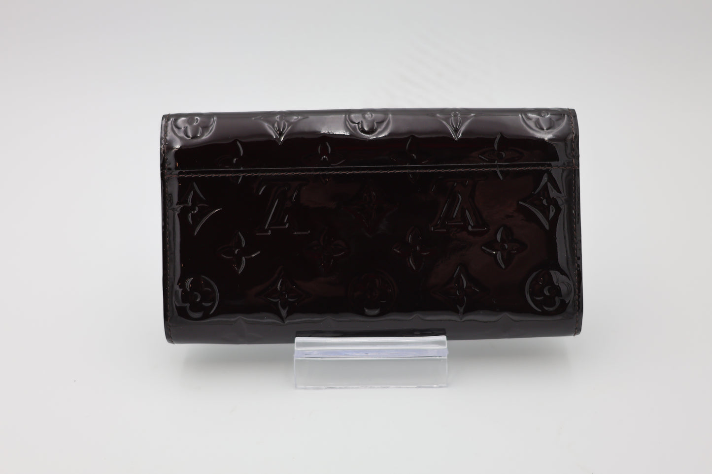 Louis Vuitton Amarante Monogram Vernis Sarah Wallet