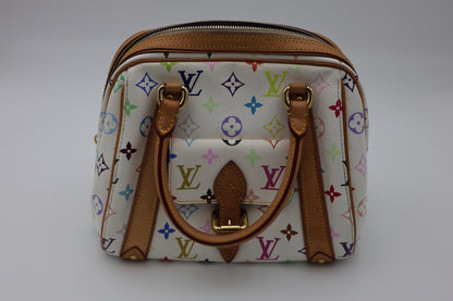 Louis Vuitton Multicolore Monogram Priscilla Bag White