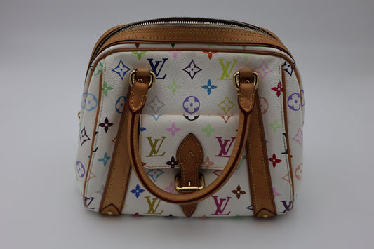 Louis Vuitton Multicolore Monogram Priscilla Bag White