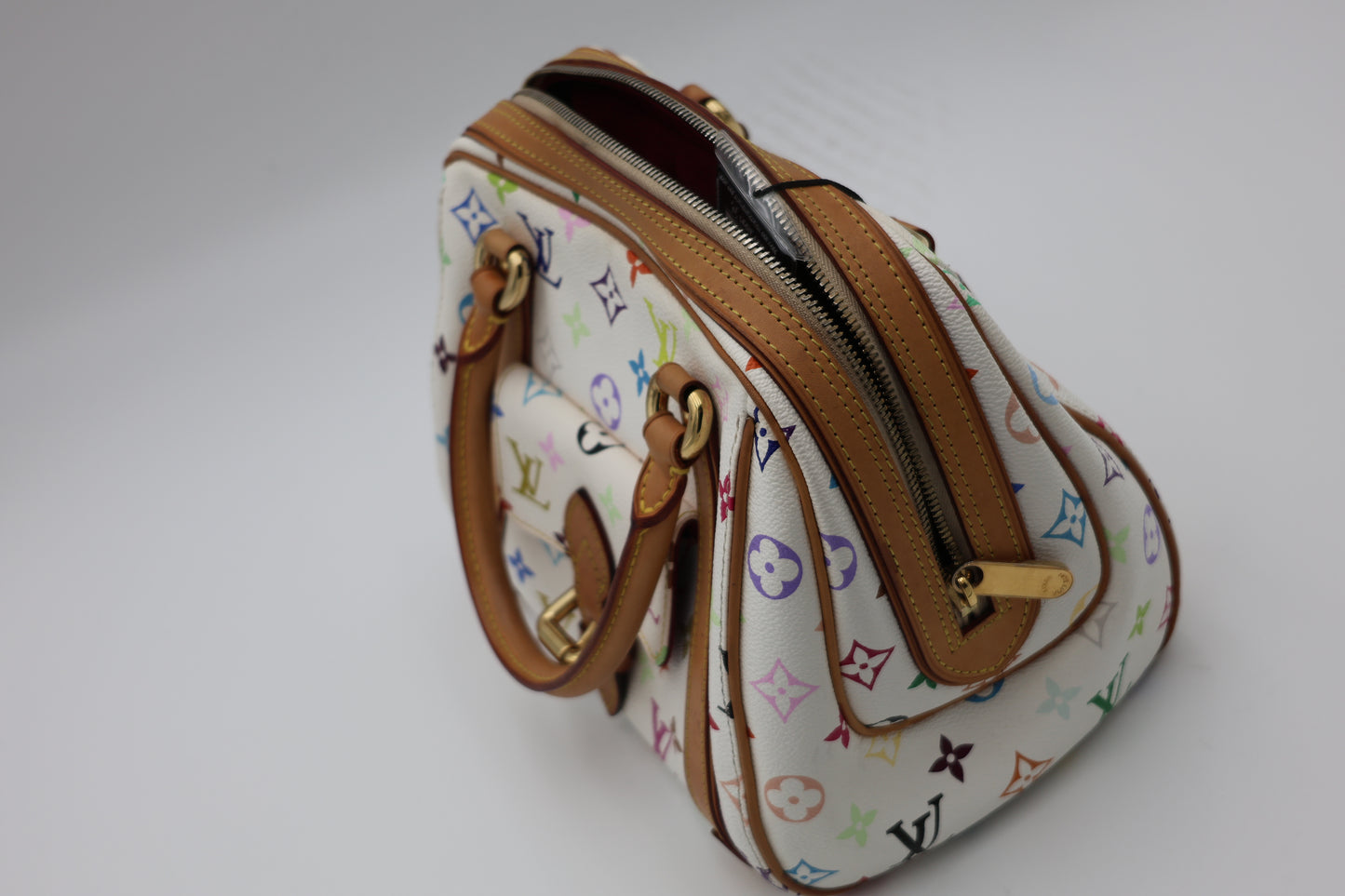 Louis Vuitton Multicolore Monogram Priscilla Bag White
