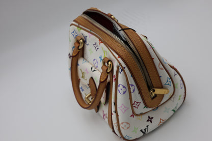 Louis Vuitton Multicolore Monogram Priscilla Bag White