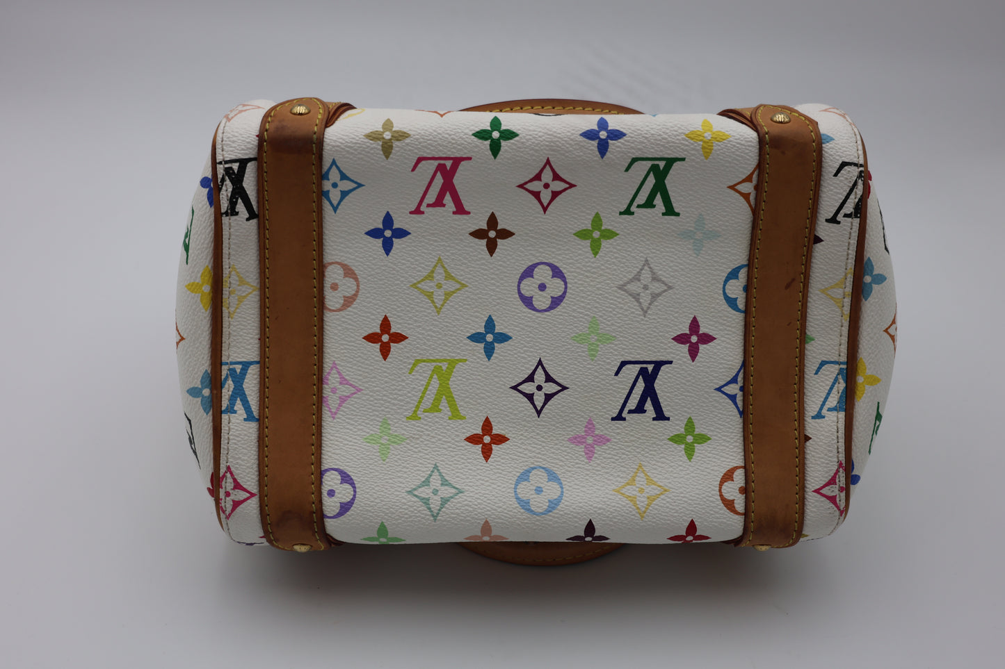 Louis Vuitton Multicolore Monogram Priscilla Bag White