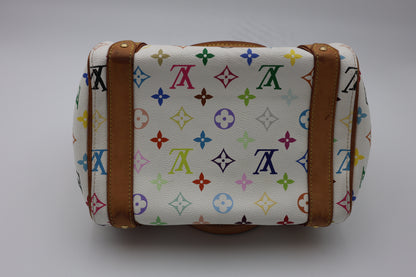 Louis Vuitton Multicolore Monogram Priscilla Bag White