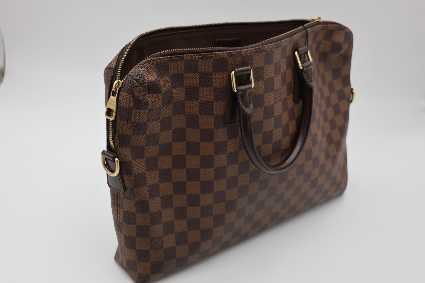 Louis Vuitton Porte-Documents Jour Damier Ebene Brown