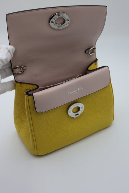 Christian Dior Be Dior Mini Flap Bag Yellow