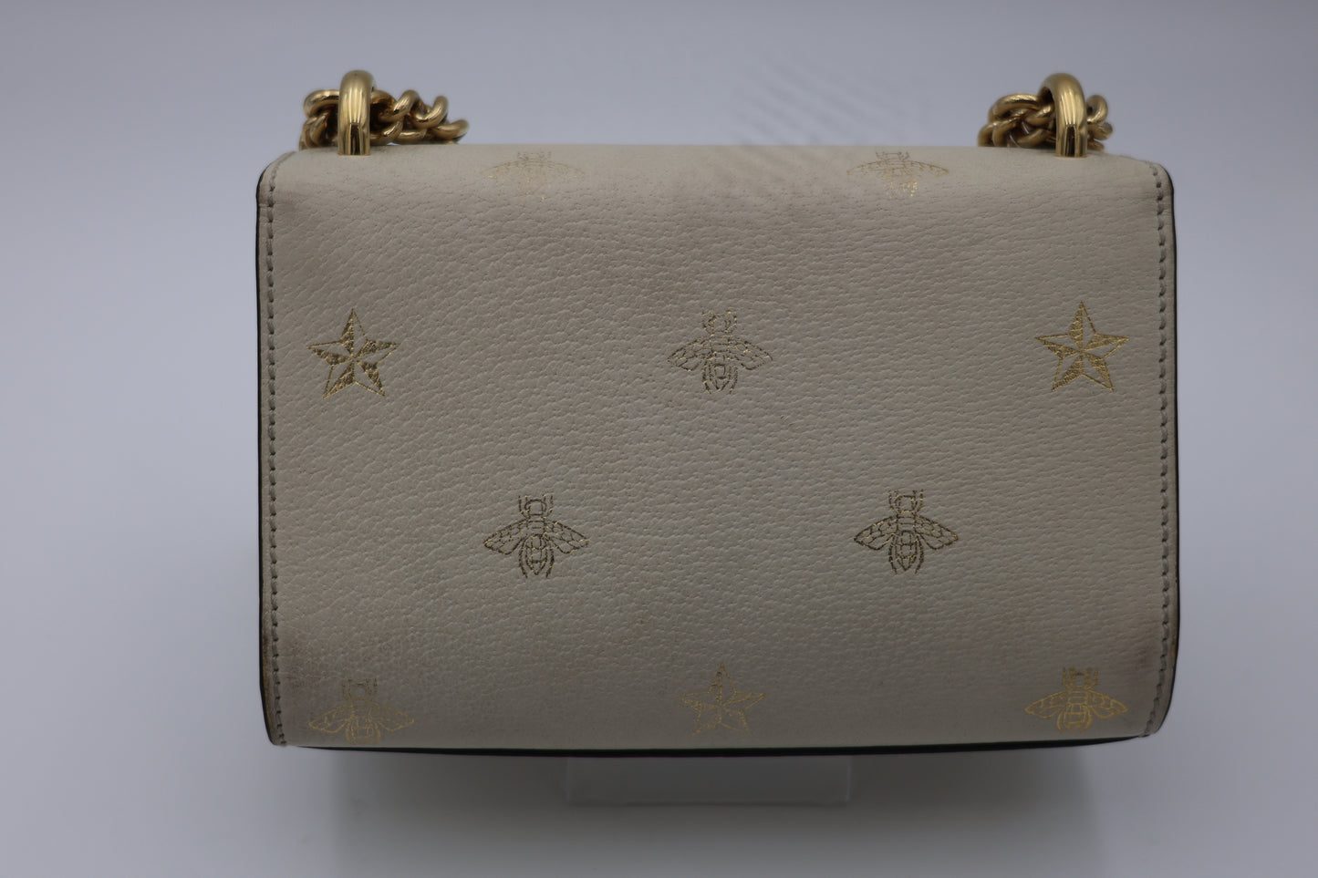 Gucci Padlock Bee Leather Shoulder Bag