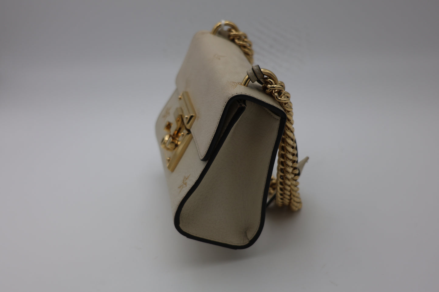 Gucci Padlock Bee Leather Shoulder Bag