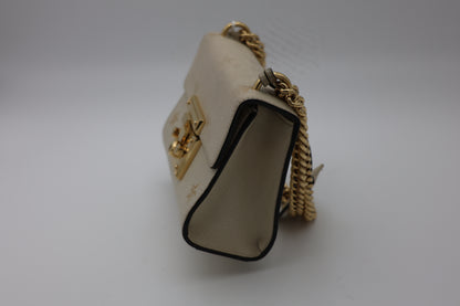 Gucci Padlock Bee Leather Shoulder Bag