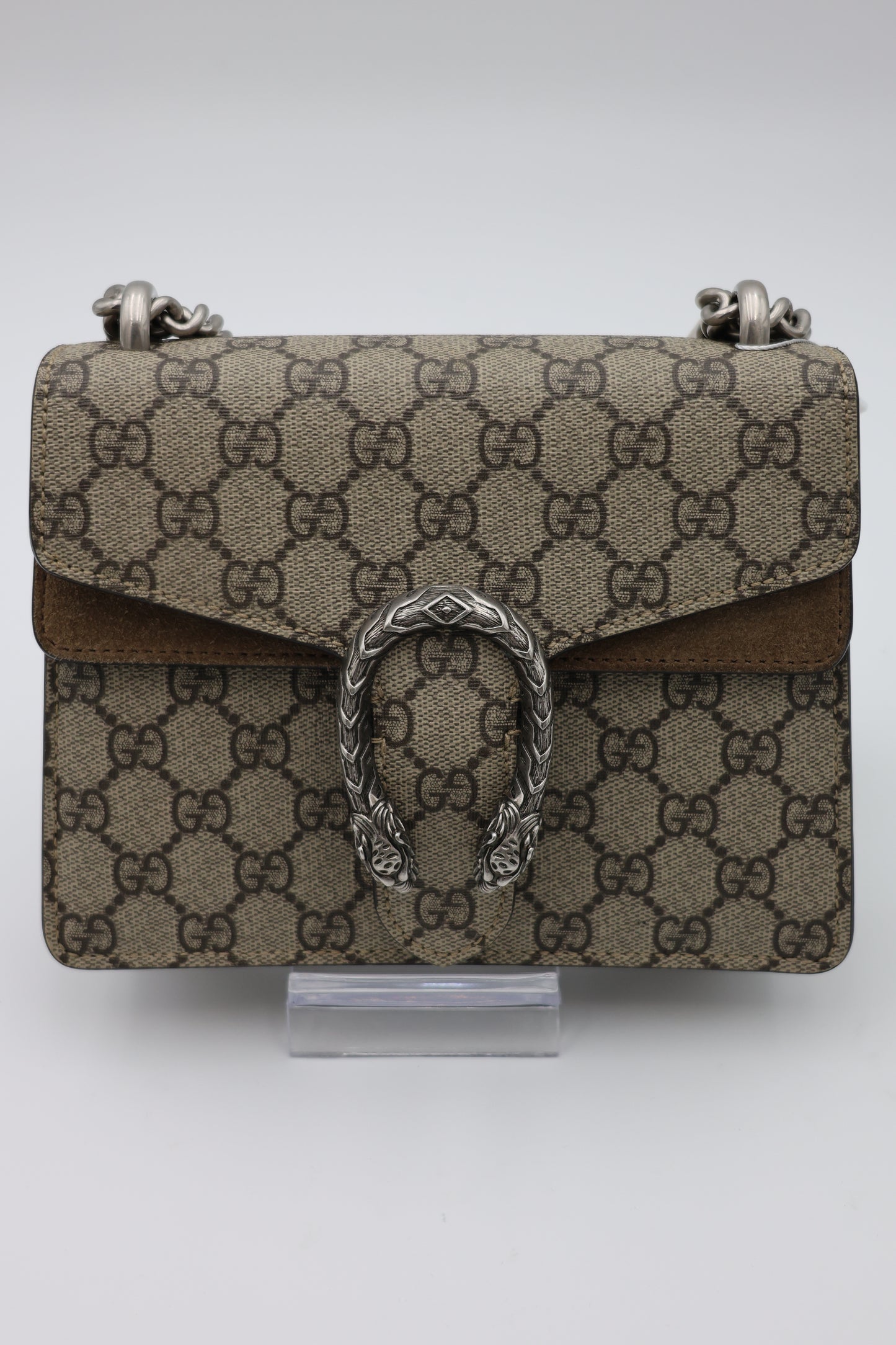 Gucci Mini Dionysus Shoulder Bag Beige GG Supreme