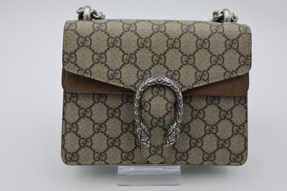 Gucci Mini Dionysus Shoulder Bag Beige GG Supreme