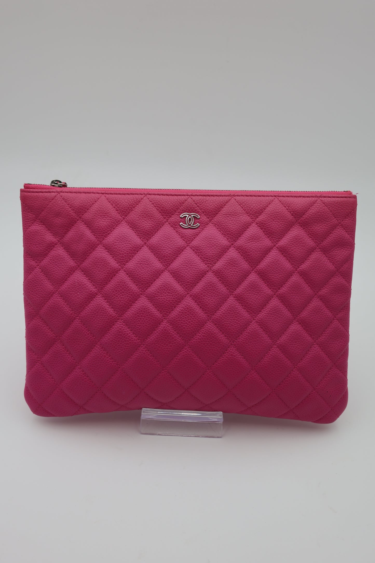 Chanel CC Classic Medium Clutch Bag Calfskin Leather