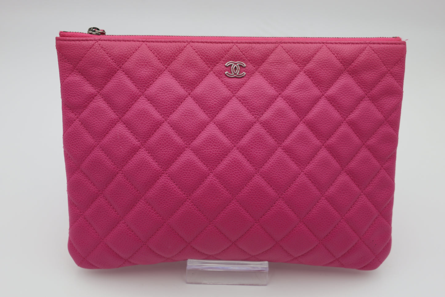 Chanel CC Classic Medium Clutch Bag Calfskin Leather