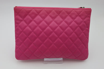 Chanel CC Classic Medium Clutch Bag Calfskin Leather