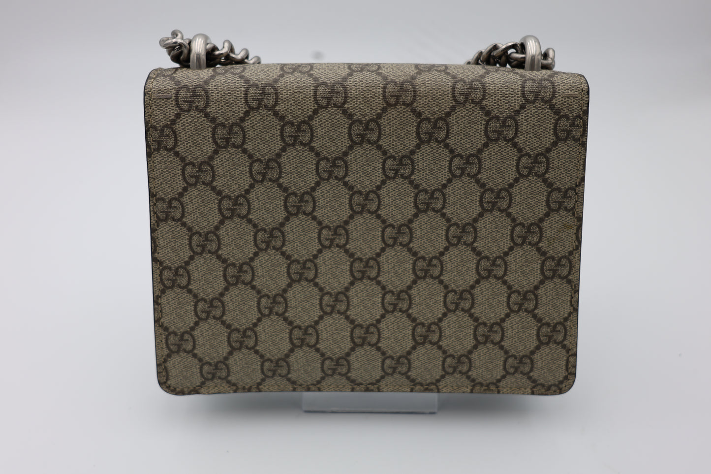 Gucci Mini Dionysus Shoulder Bag Ebony Black GG Supreme