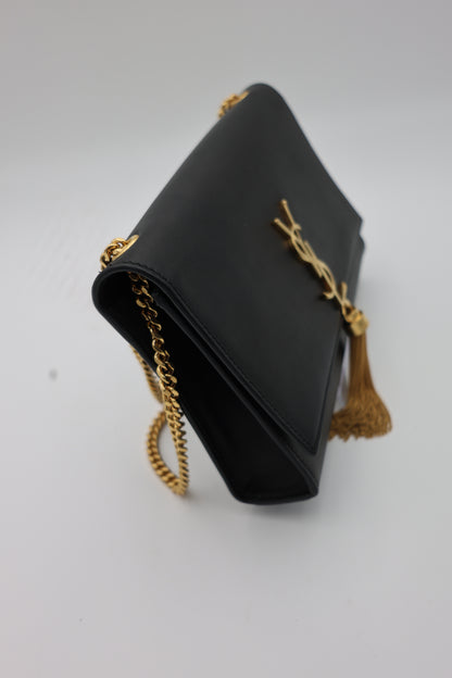 Saint Laurent Kate Medium Tassel Bag in Smooth Calfskin