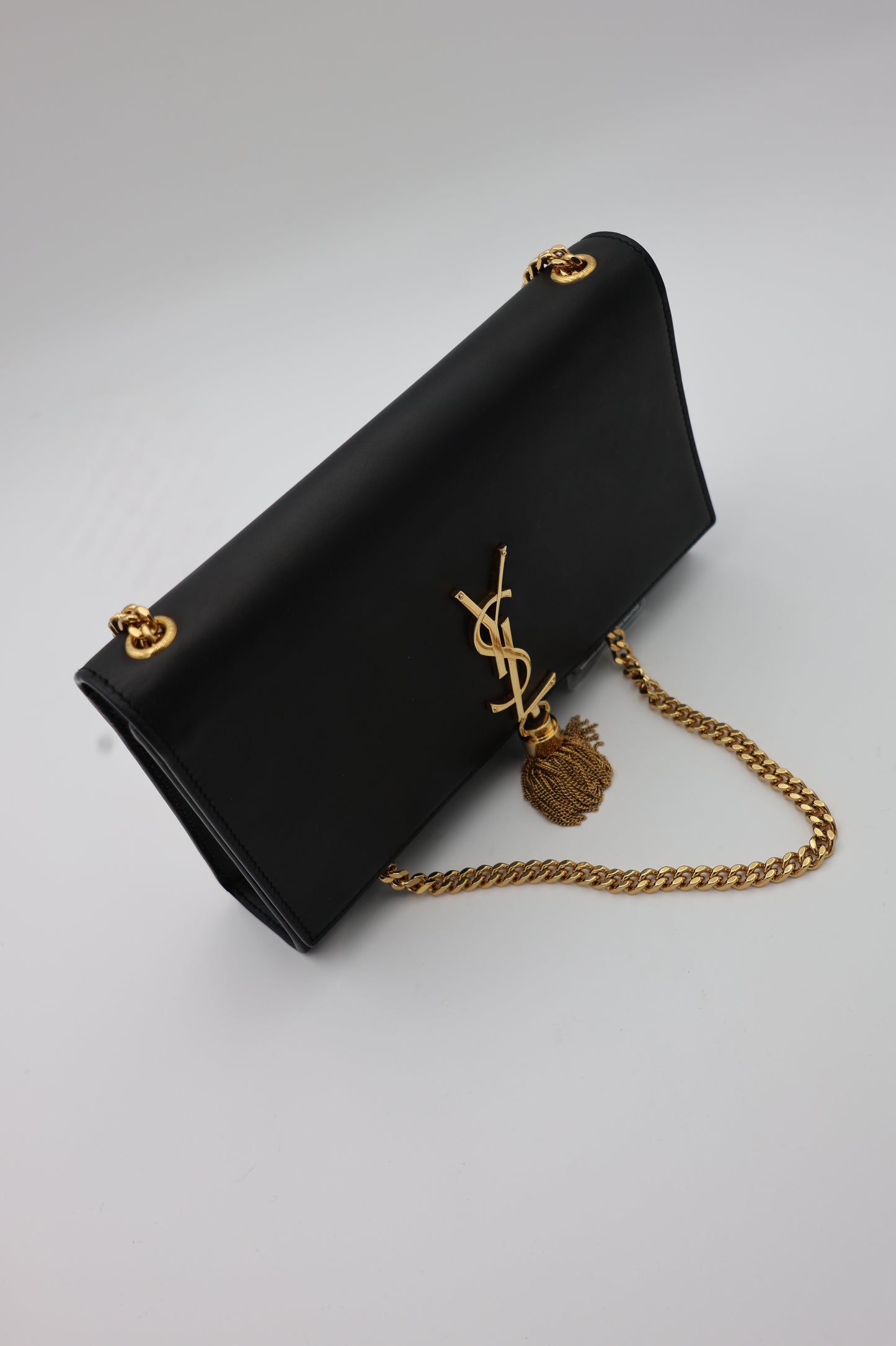 Saint Laurent Kate Medium Tassel Bag in Smooth Calfskin
