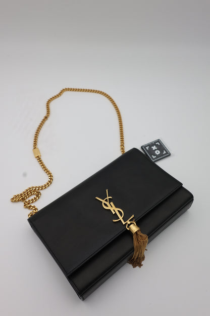 Saint Laurent Kate Medium Tassel Bag in Smooth Calfskin