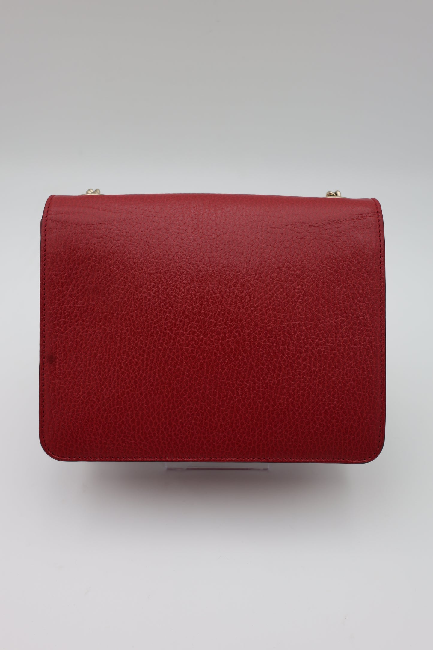 Gucci Interlocking G Small Shoulder Bag Red