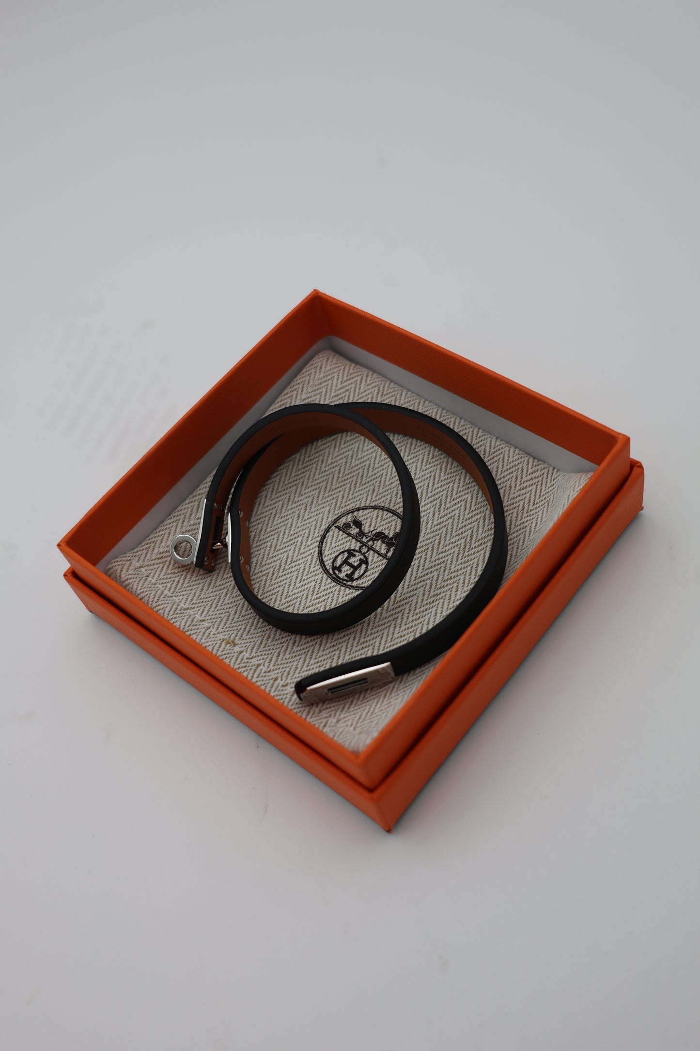 Hermès Mini Kelly Double Tour Bracelet Swift Calfskin Noir T2