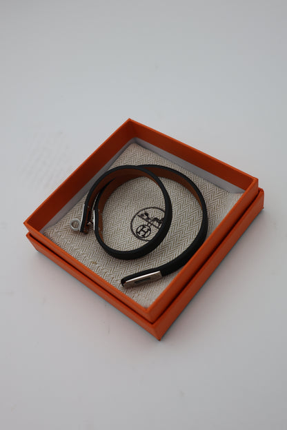 Hermès Mini Kelly Double Tour Bracelet Swift Calfskin Noir T2