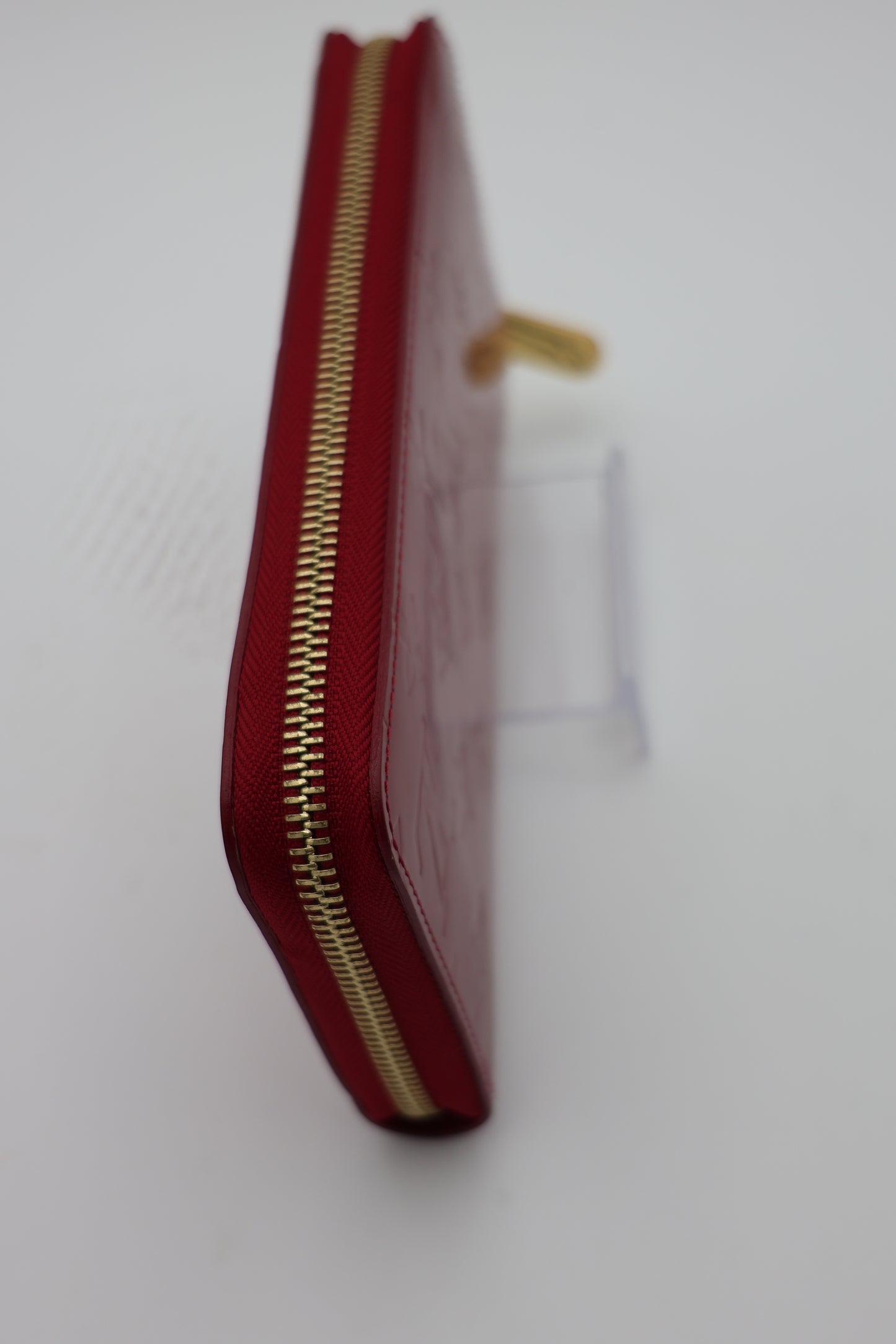 Louis Vuitton Vernis Zippy Wallet Rouge Fauviste