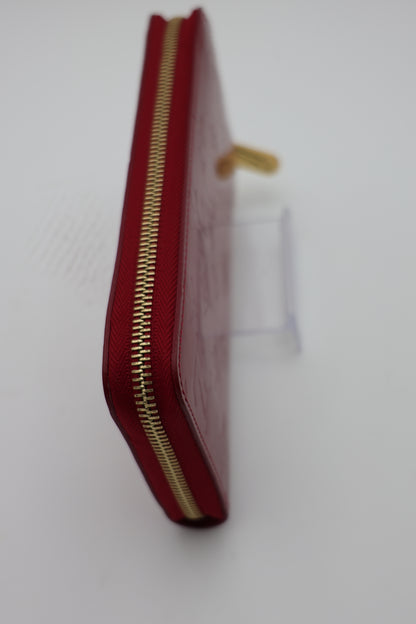 Louis Vuitton Vernis Zippy Wallet Rouge Fauviste