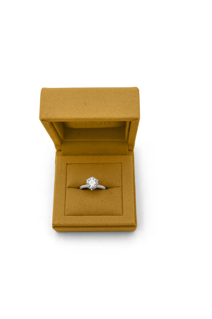 Round Brilliant Lab-Grown Diamond Ring in 14k White Gold