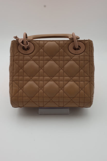 Christian Dior Lady Dior Mini Bag in Beige Ultra Matte