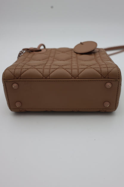Christian Dior Lady Dior Mini Bag in Beige Ultra Matte