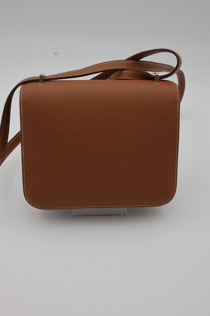 Hermès Constance 18 in Gold Epsom with Palladium Hardware