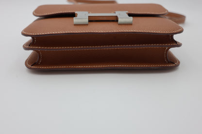 Hermès Constance 18 in Gold Epsom with Palladium Hardware